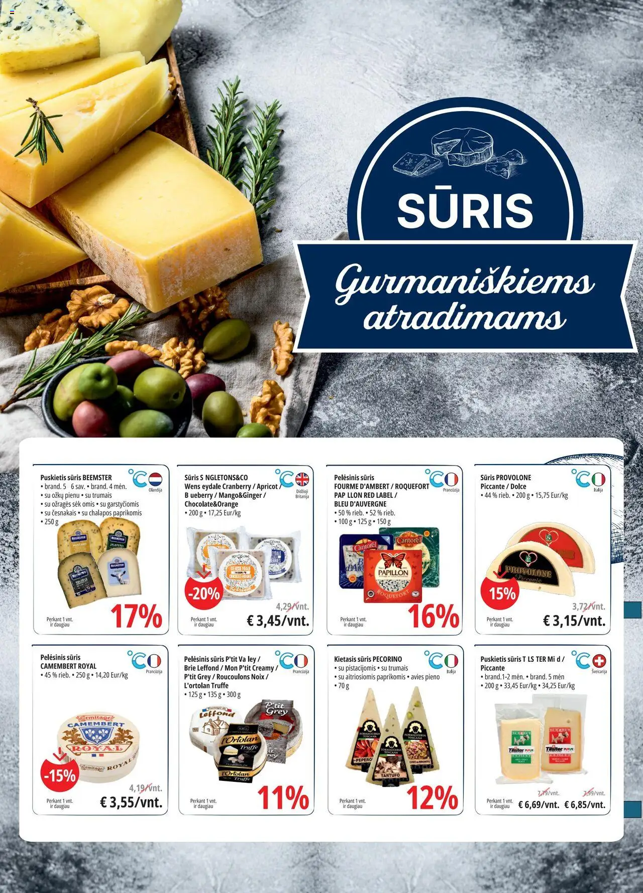 ePromo leidinys│galioja nuo 20.08.2025 | Puslapis: 5 | Prekių: Pelėsinis sūris, Sūris