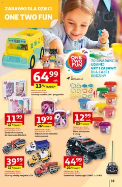 Auchan Gazetka - Lato Pełne Przyjemności Hipermarket od 10.07.2025 | Strona: 35 | Produkty: Jednorożec, Zabawki dla dzieci, Gry