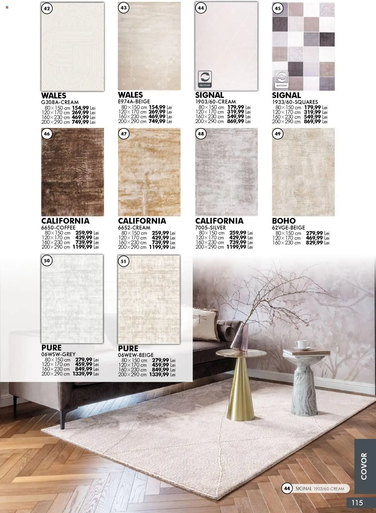 Noul catalog Diego – valabil de la 01.10.2025 | Pagină: 115 | Produse: Covor