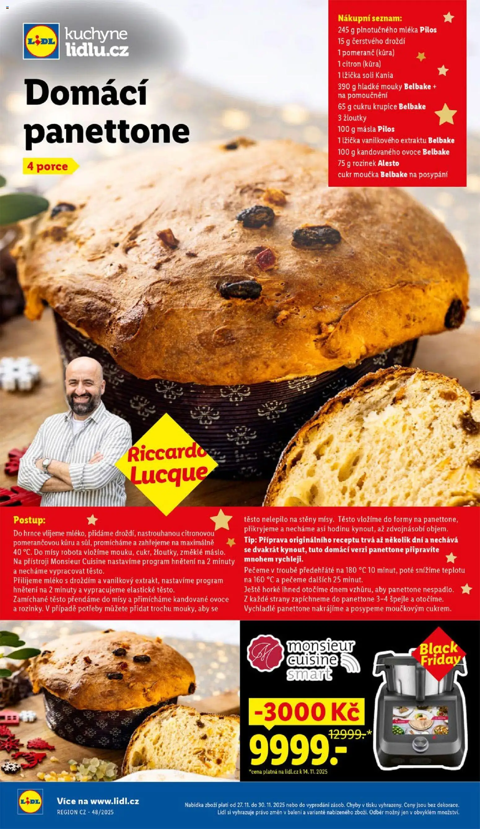 Lidl Black Friday od 27.11.2025 | Strana: 56 | Produkty: Ovoce, Mléko, Panettone, Lžička