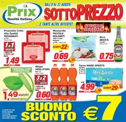Anteprima del volantino Prix Verona catalogo valido a partire dal 08.08.2025