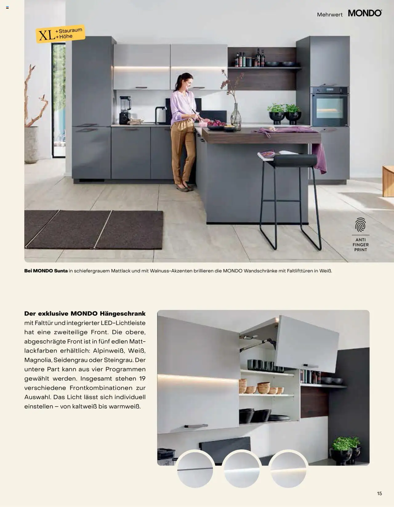Ostermann Mondo Küchenprospekt – gültig ab 26.05.2025 | Seite: 15 | Produkte: Hängeschrank
