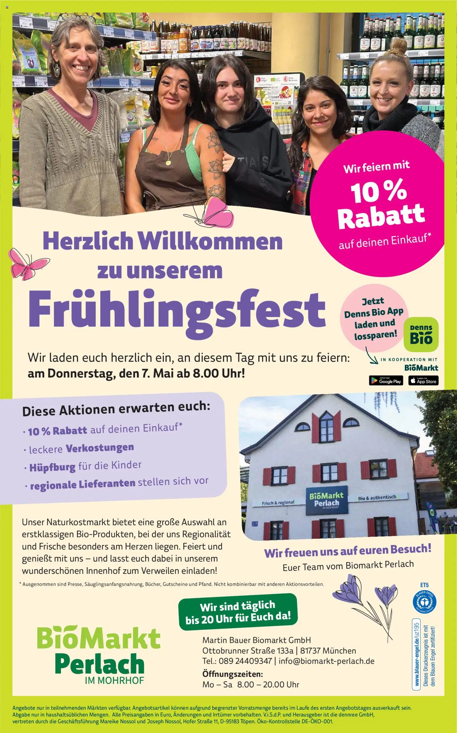 BioMarkt Prospekt Frühlingsfest – gültig ab 07.05.2026 | Seite: 1 | Produkte: Uhr