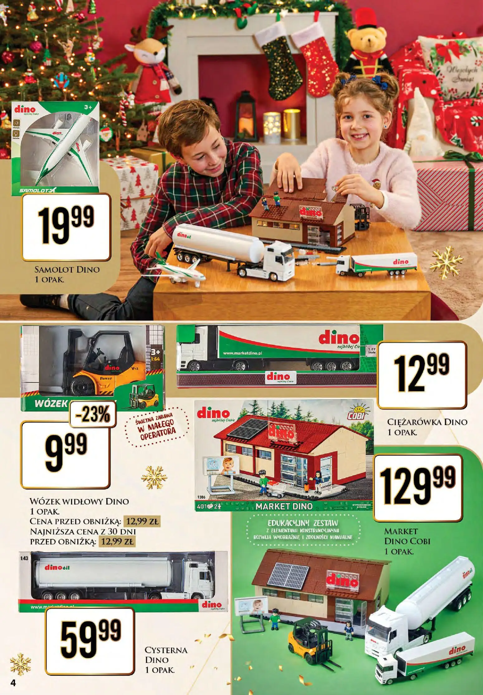 Dino Gazetka - Spełniamy świąteczne marzenia od 24.11.2025 | Strona: 4