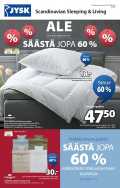 JYSK-mainoslehti voimassa 15.01.2026 alkaen