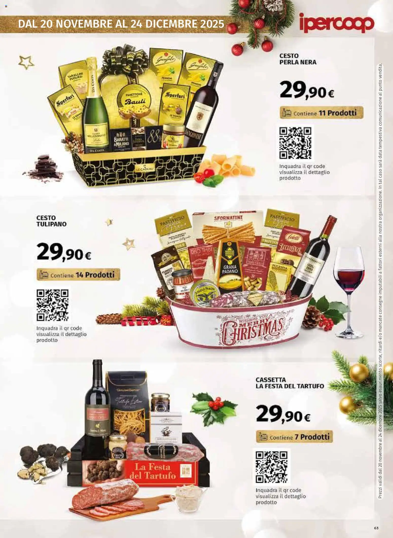 Volantino Ipercoop del 20.11.2025 | Pagina: 63 | Prodotti: Tartufo, Data, Panettone