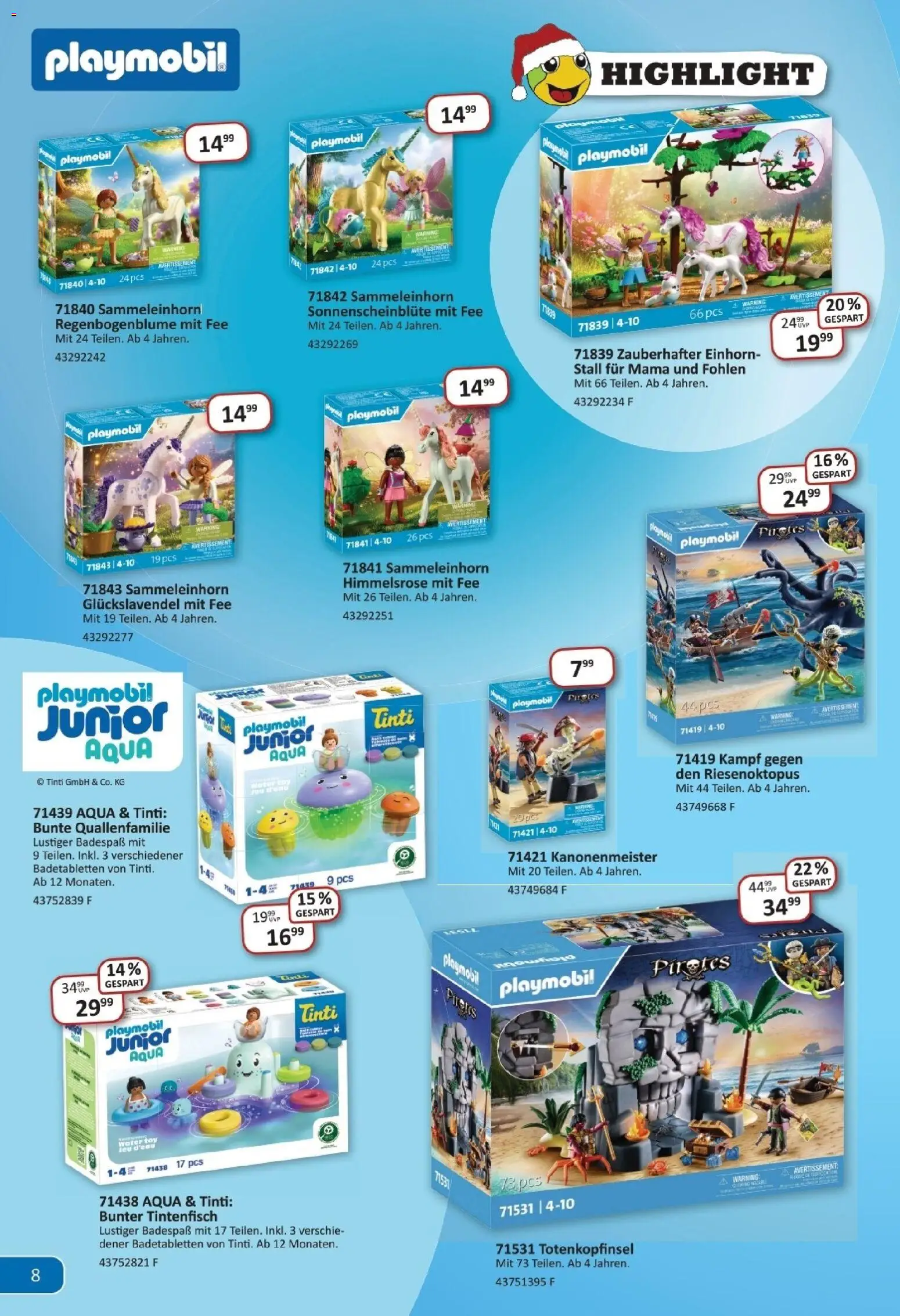 Vedes Weihnachtsflyer  – gültig ab 19.11.2025 | Seite: 8 | Produkte: Tintenfisch