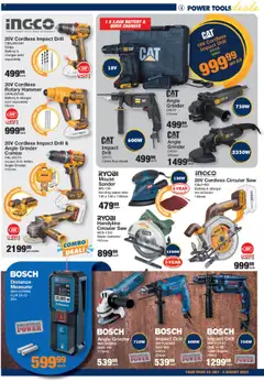 MICA National Leaflet │ valid from 22.07.2025 | Page: 4 | Products: Rotary hammer, Charger, Angle grinder, Paper