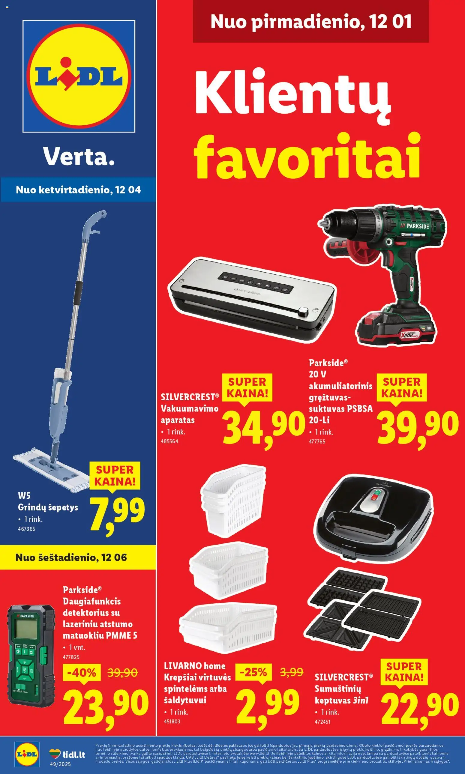 LIDL akcijos nuo 01.12.2025 | Puslapis: 1