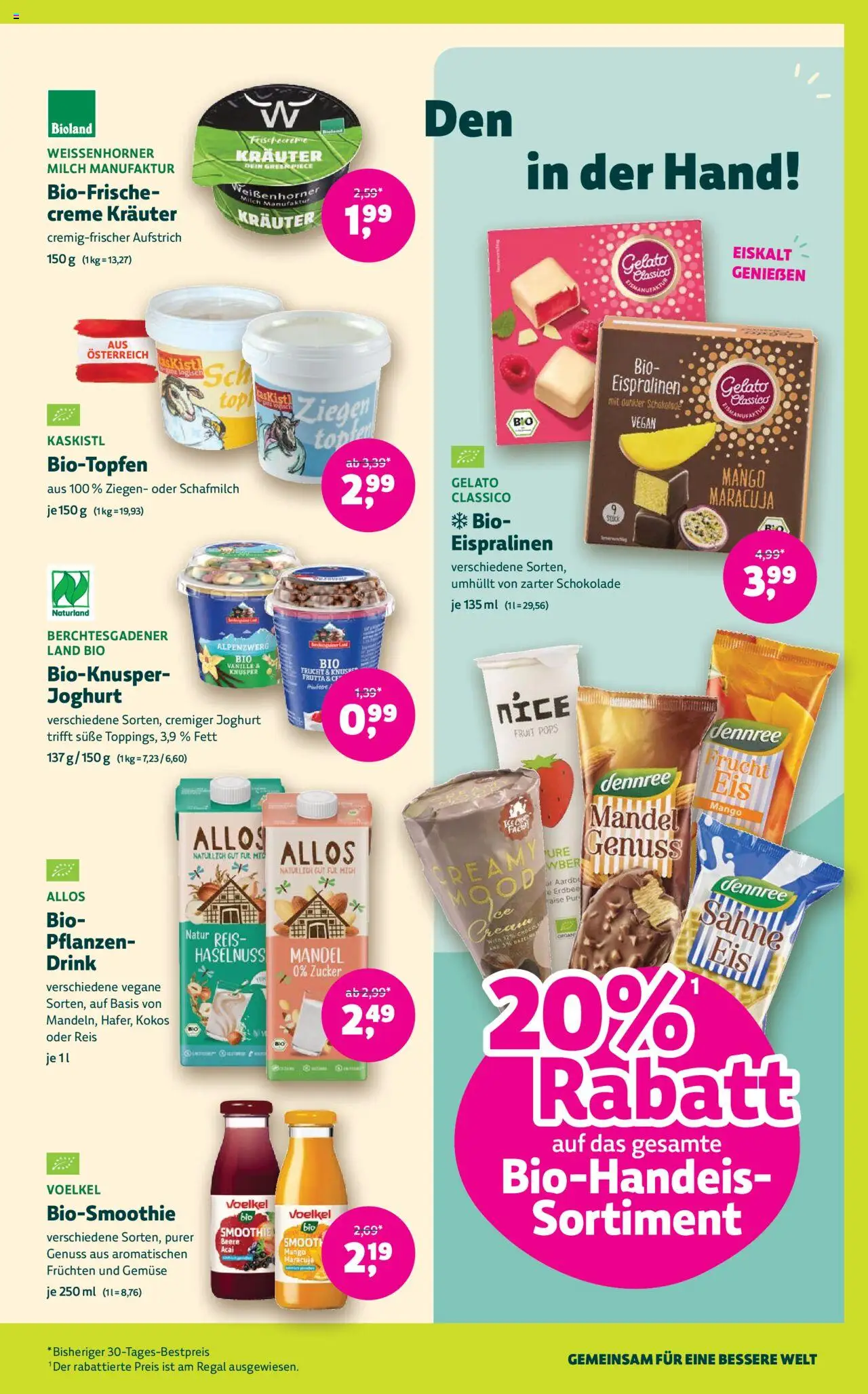 Denns BioMarkt Angebote gültig ab 27.08.2025 | Seite: 3 | Produkte: Sahne, Mango, Milch, Joghurt