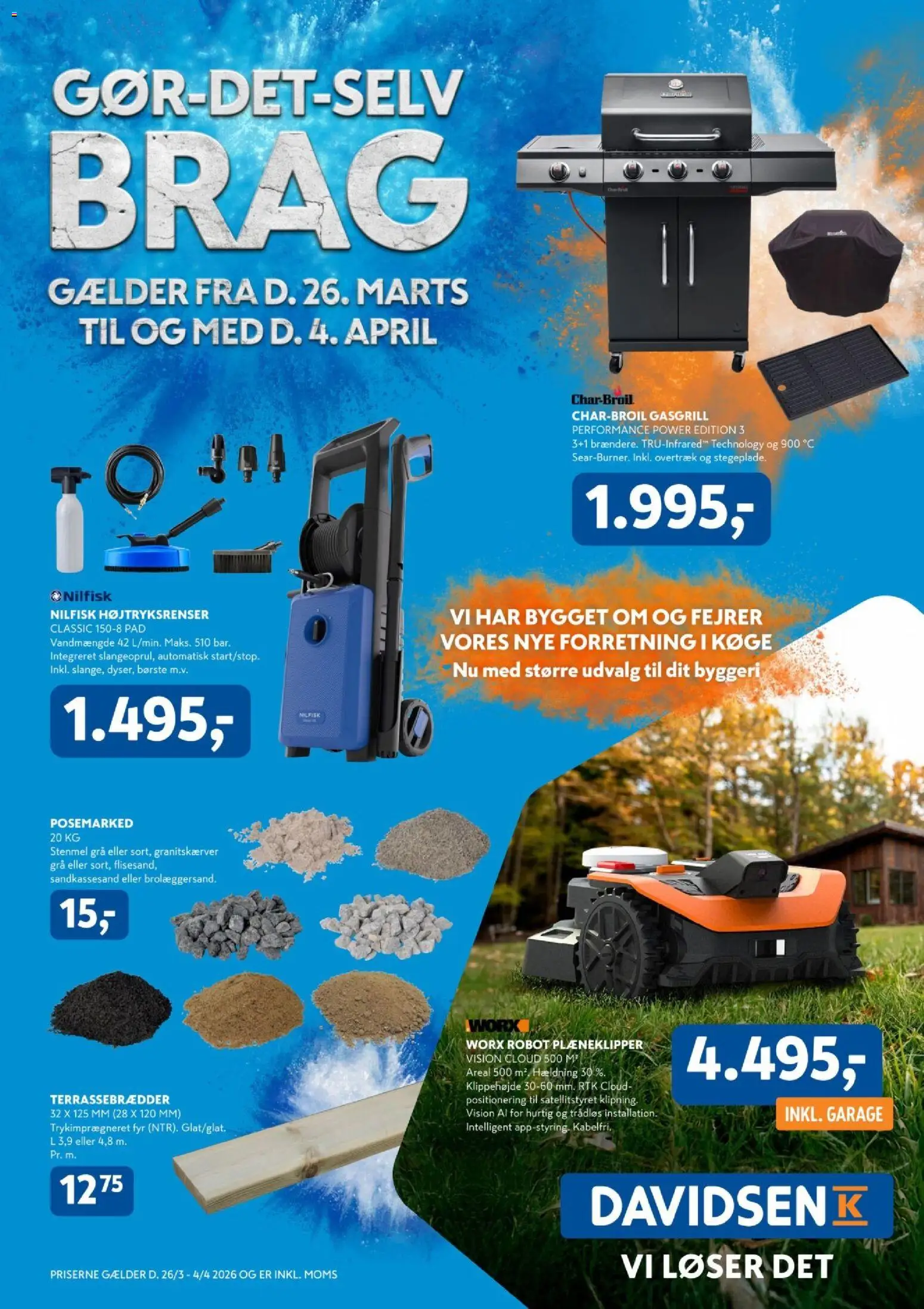 Davidsen tilbudsavis – gyldig fra 26.03.2026 | Side: 1 | Produkter: Børste, Robot