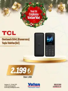 15.12.2025 tarihinden itibaren geçerli olan Vatan Bilgisayar kataloğu önizlemesi | Sayfa: 12 | Ürünler: Telefon