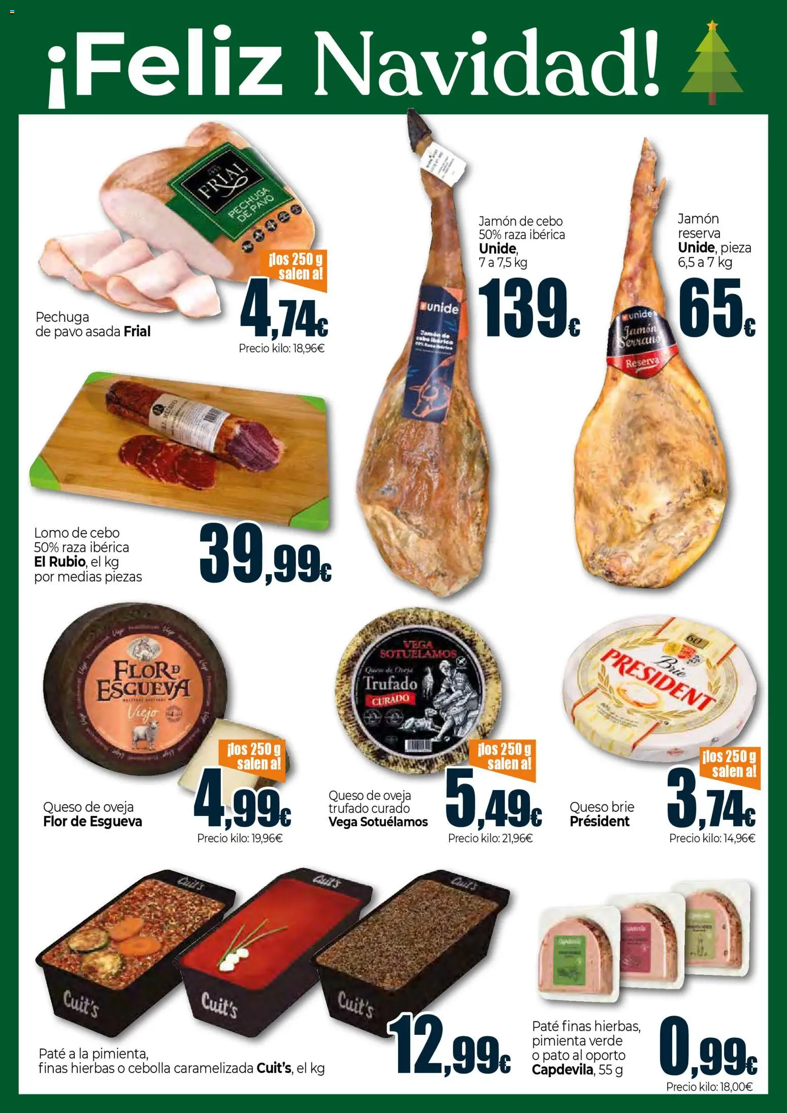 Unide folleto │ válido desde el 18.12.2025 | Página: 5 | Productos: Medias, Jamón, Paté, Παγωμένο τσάι