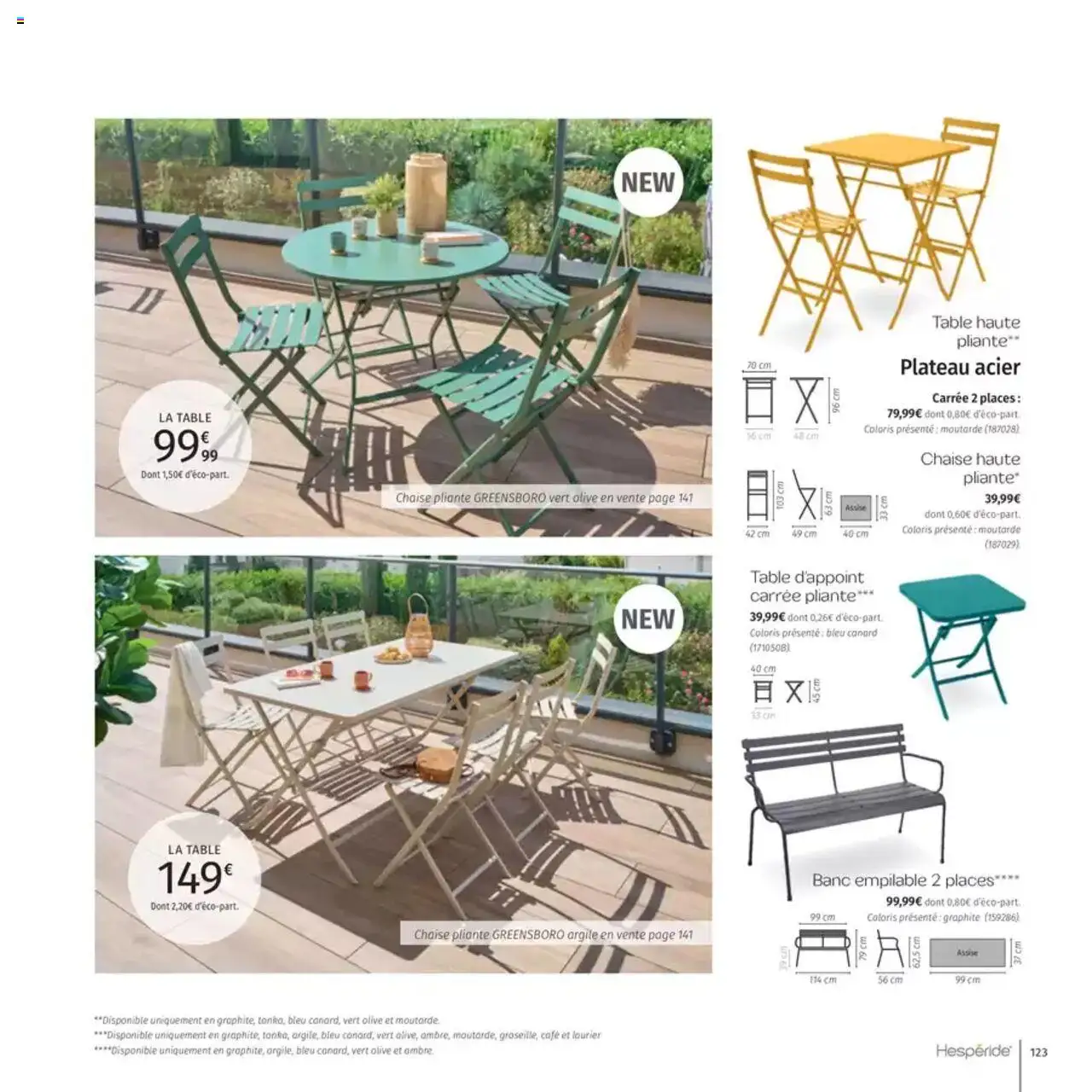  | Page: 123 | Produits: Plateau, Argile, Table, Chaise
