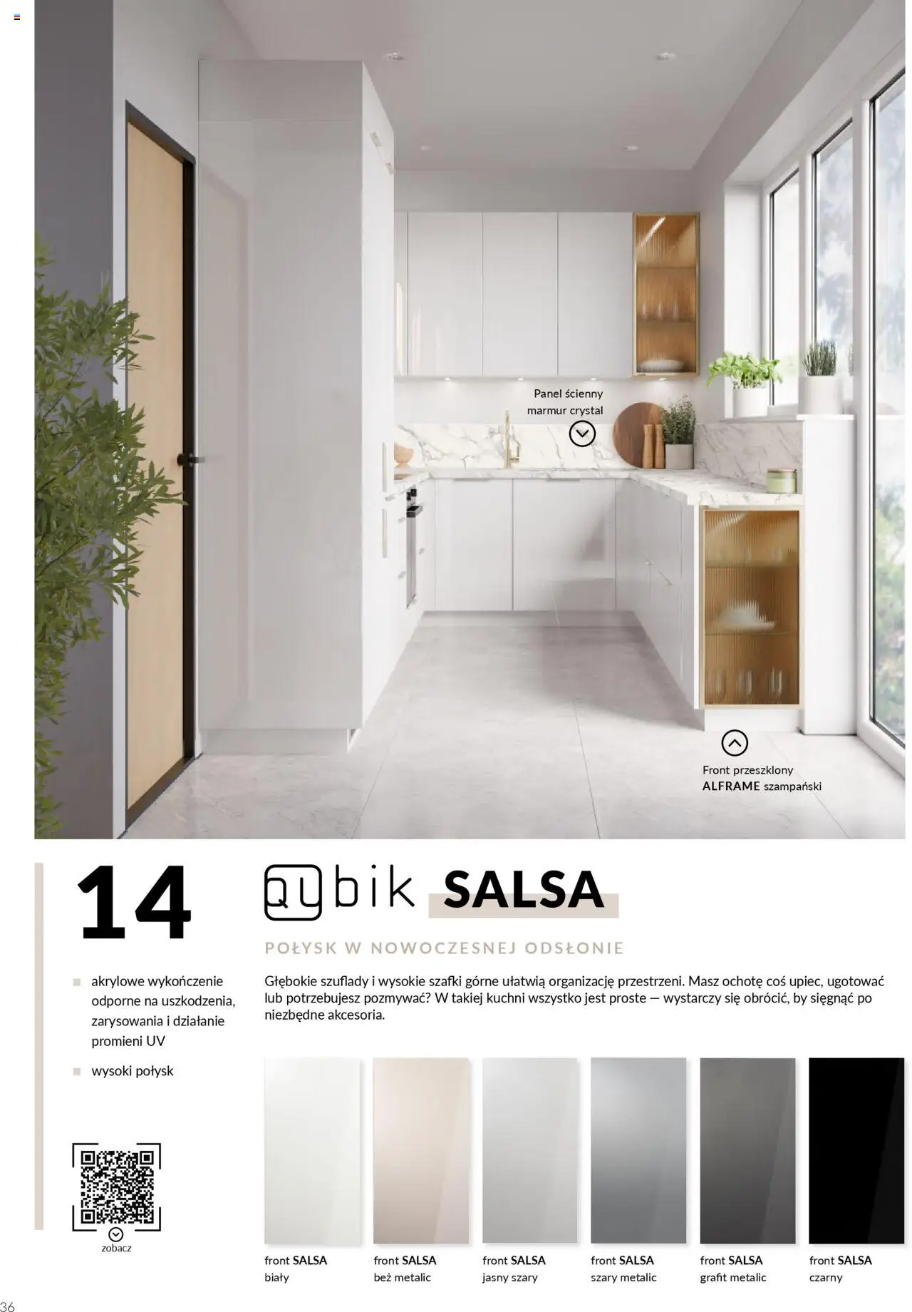Salony Agata Gazetka - Kuchnie Qubik od 21.03.2025 | Strona: 36