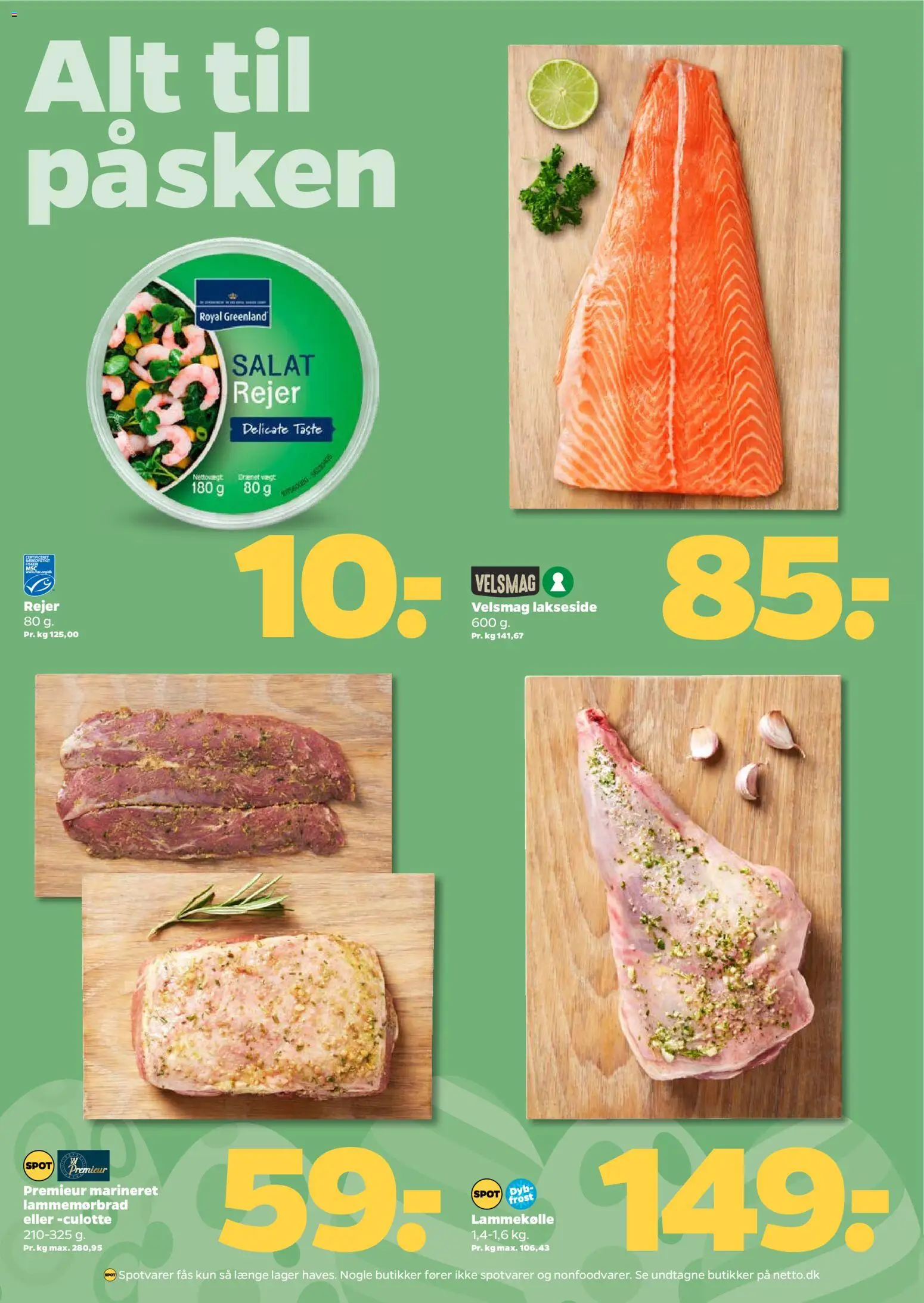 Netto tilbudsavis – gyldig fra 21.03.2026 | Side: 3 | Produkter: Salat, Lammekølle, Rejer