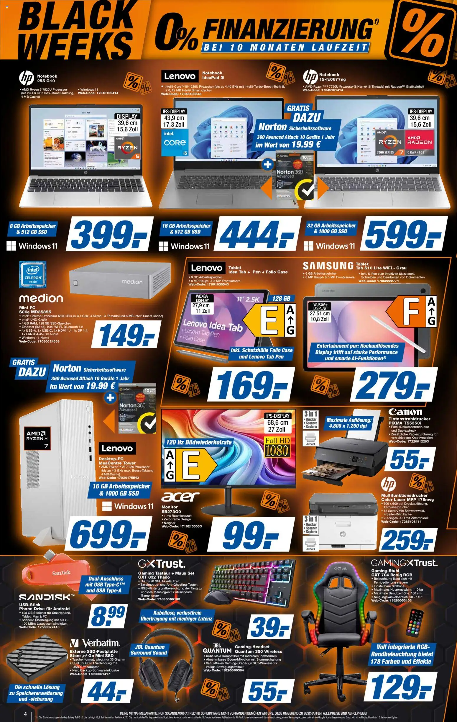 Expert - Black Friday – gültig ab 28.11.2025 | Seite: 12 | Produkte: Gamingstuhl, Tintenstrahldrucker, PC, Tastatur