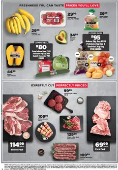 OK Foods specials catalogue – valid from 24.10.2025 | Page: 2 | Products: Tray, Boerewors, Bananas, Lettuce