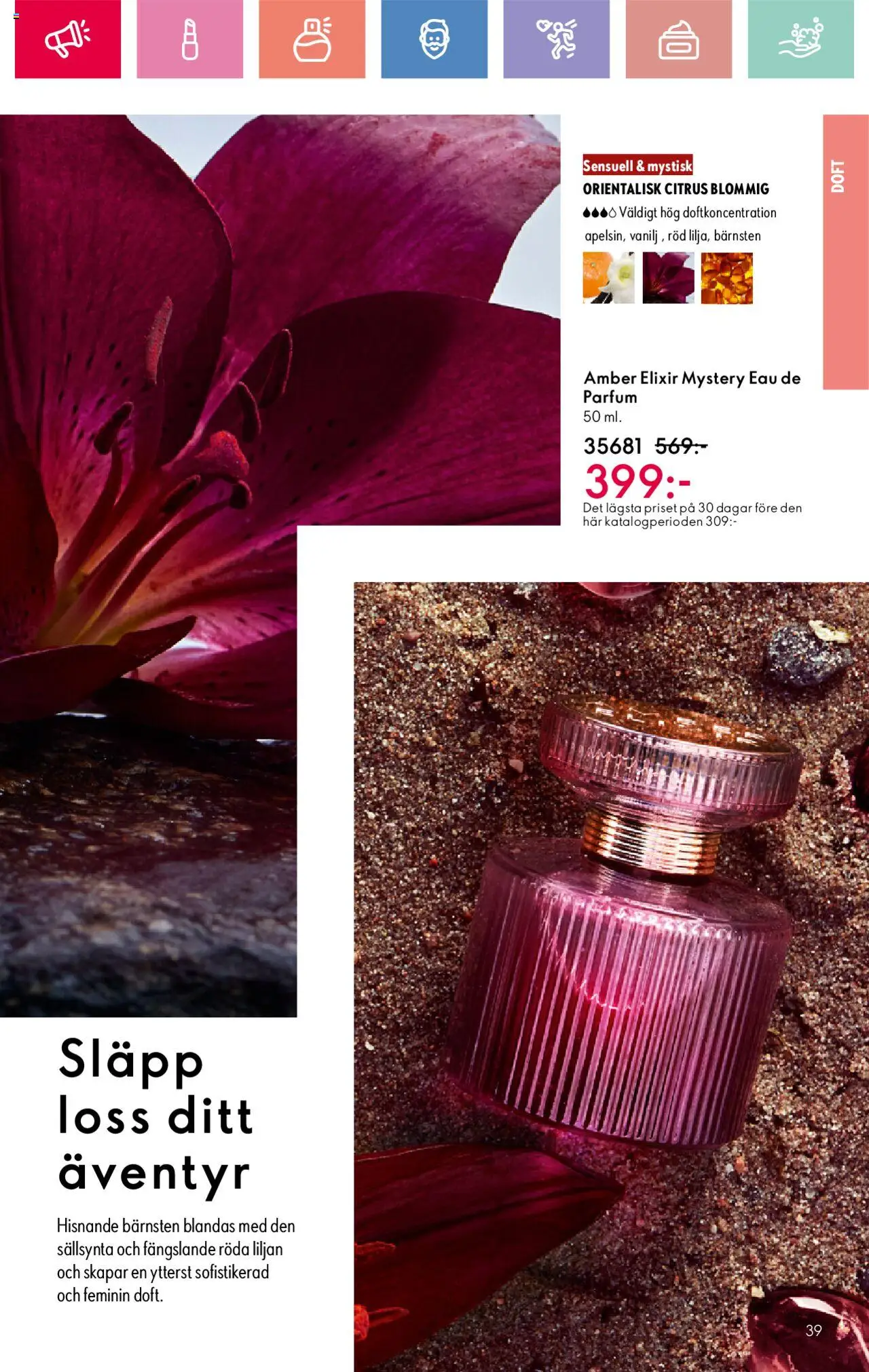 Oriflame reklamblad aktuell från 24.08.2025 | Sida: 39 | Produkter: Doft