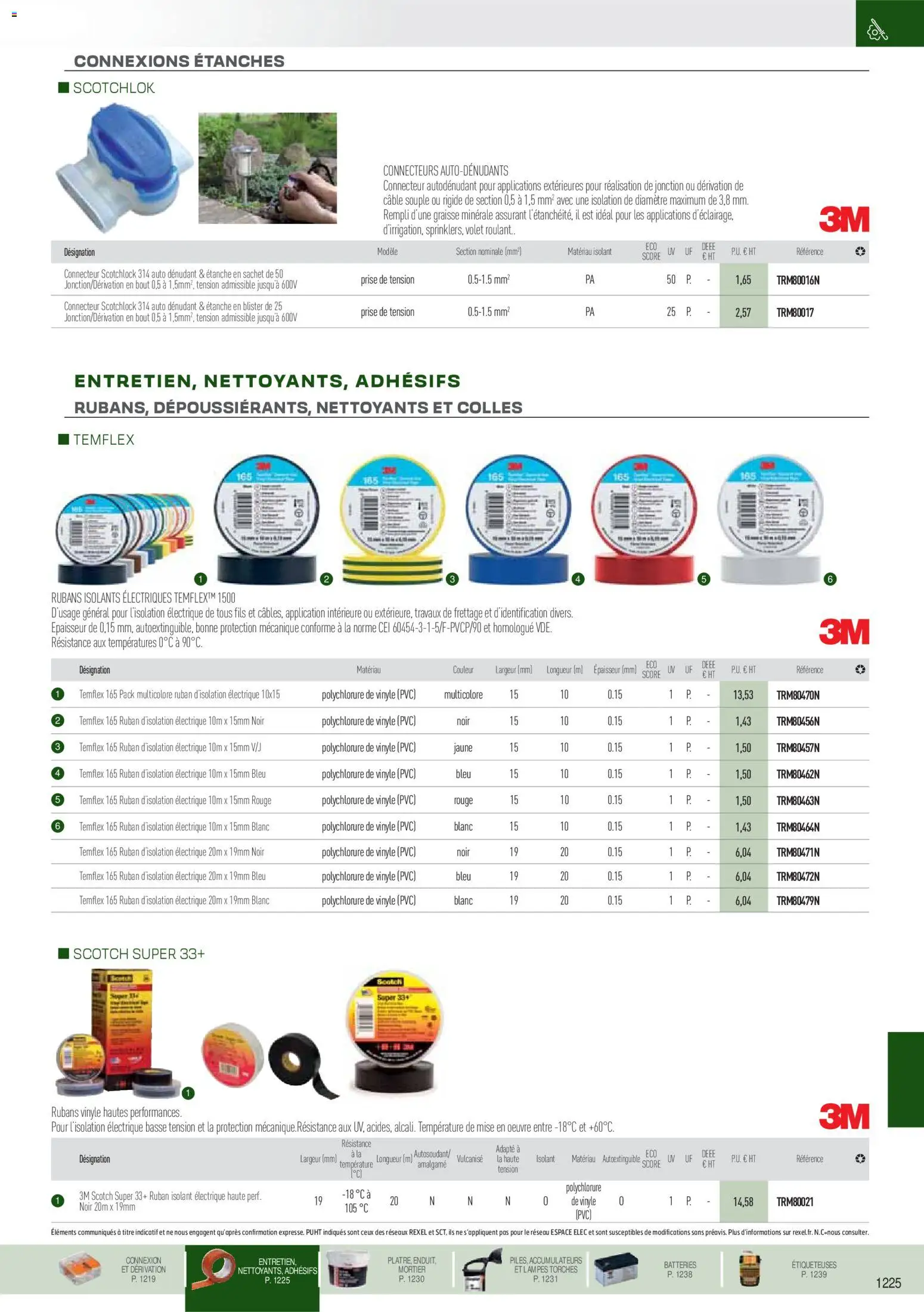 {H1} | Page: 116 | Produits: Connecteur, Mortier, Ruban isolant, Prise