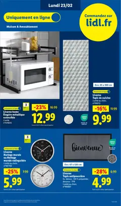 LIDL - Prévisualisation de Livarno home Étagère métallique extensible, Étagère métallique extensible valide à partir de 19.02.2026 | Page: 73