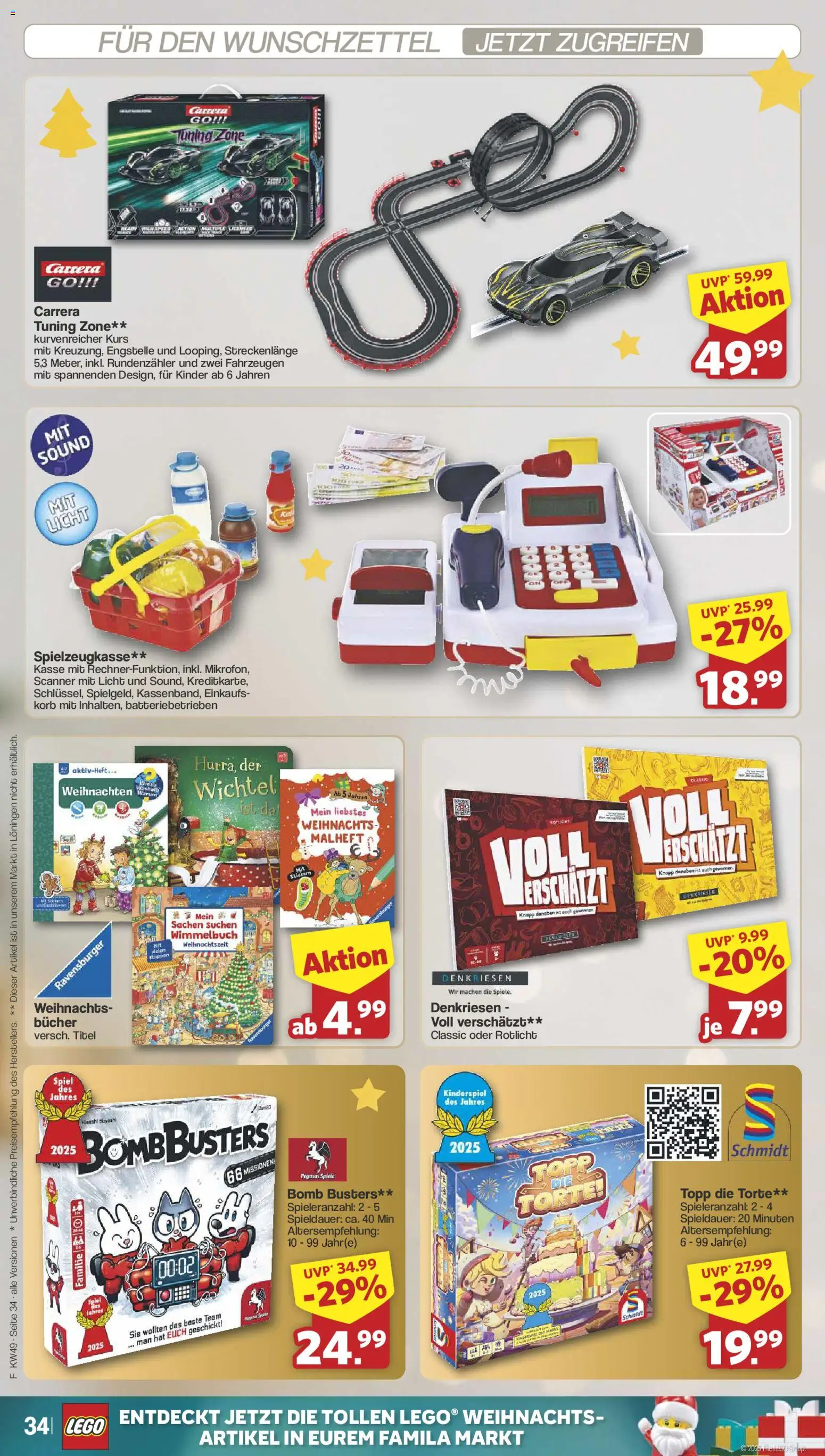 Famila Nordwest Prospekt 	 – gültig ab 01.12.2025 | Seite: 35 | Produkte: Spiel, Korb