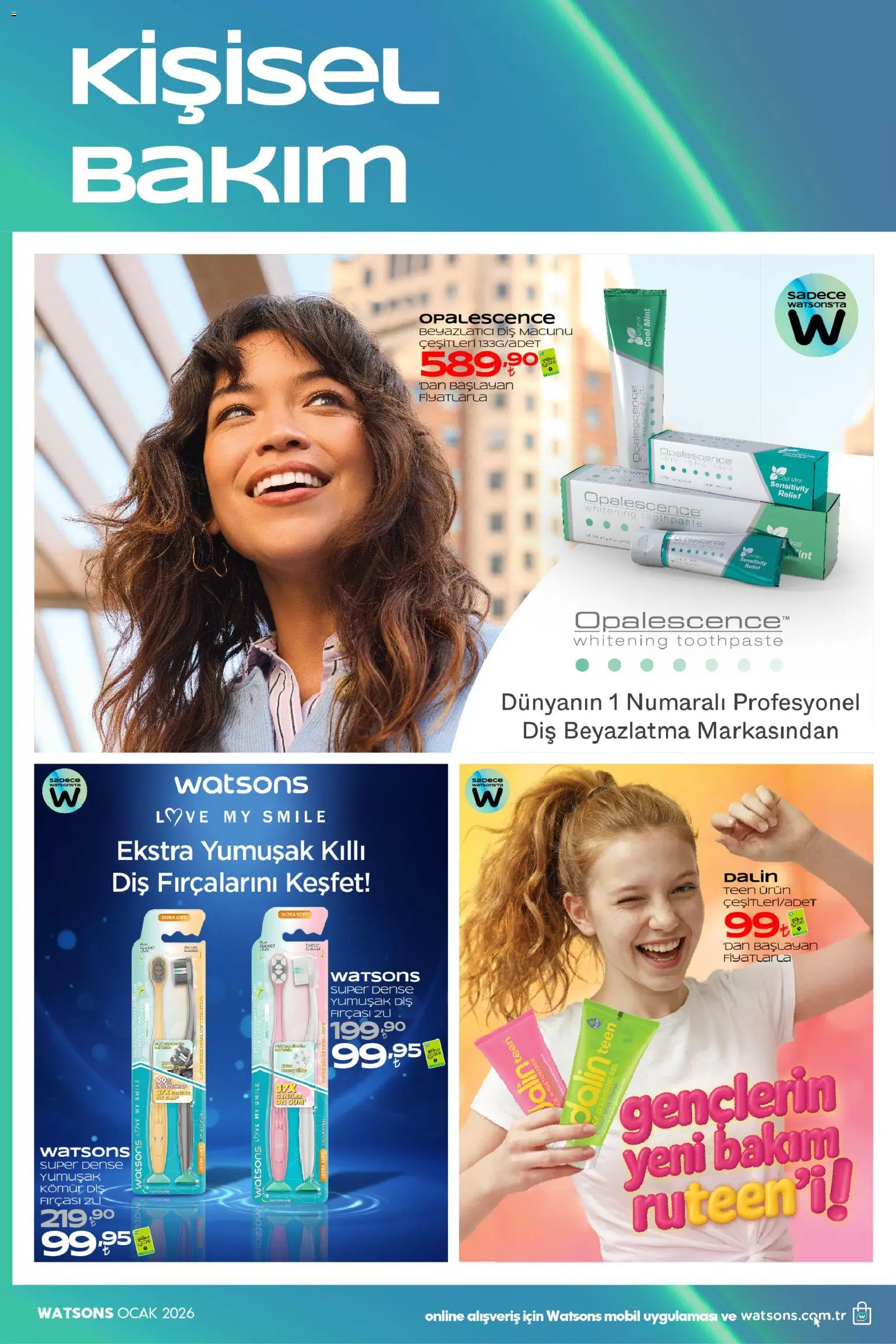Watsons aktüel ürünler kataloğu yayımlandı! Bu hafta 02 - 28 Ocak 2026 günü Watsons indirimli ürünleri