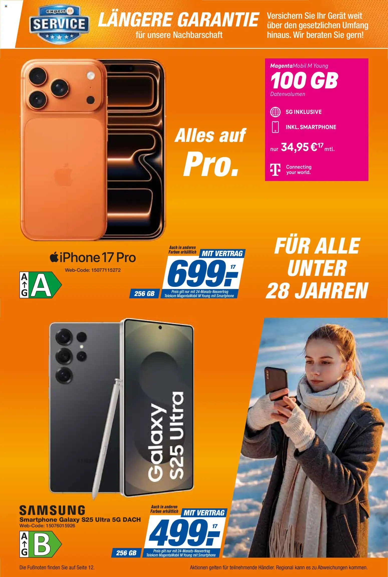 Expert Smarthphone Highlights im Januar – gültig ab 01.01.2026 | Seite: 5 | Produkte: Samsung, Iphone, Smartphone