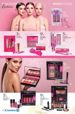 Pré-visualização E.Leclerc - Folheto Conjuntos de Natal válido de 04.11.2025 | Página: 8 | Produtos: Gloss, Blush, Pincel, Maquilhagem