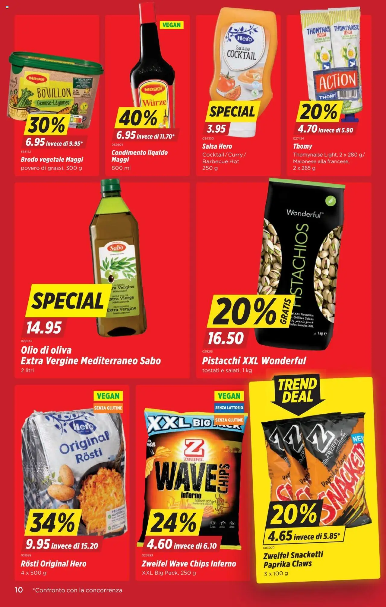 Denner Aktionen IT – gültig ab 09.09.2025 | Seite: 10 | Produkte: Chips, Mayonnaise