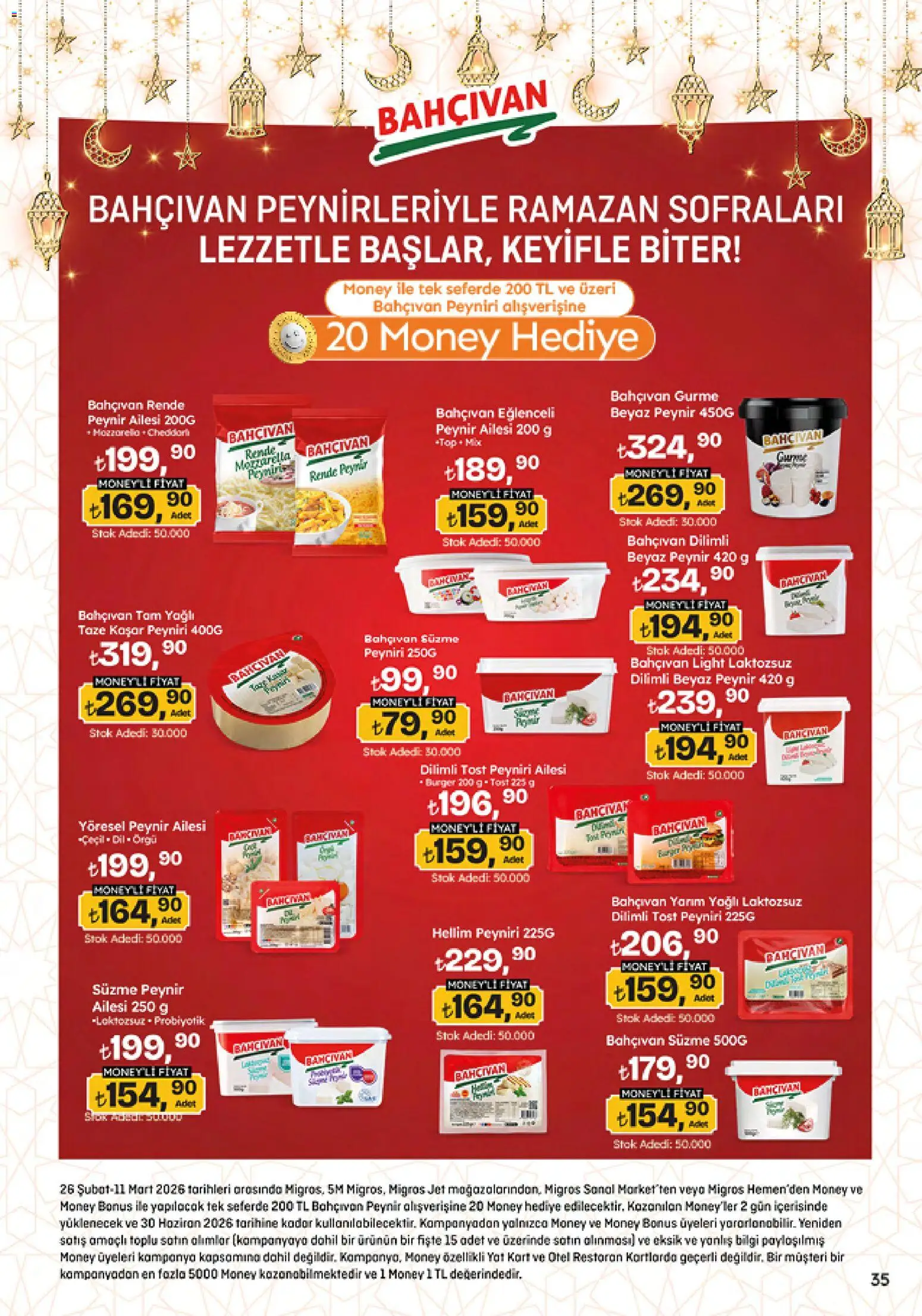 Migros Katalog - 5M Migroskop Dijital - 26.02.2026 tarihinden itibaren geçerlidir | Sayfa: 35 | Ürünler: Peynir, Rende, Süzme peynir