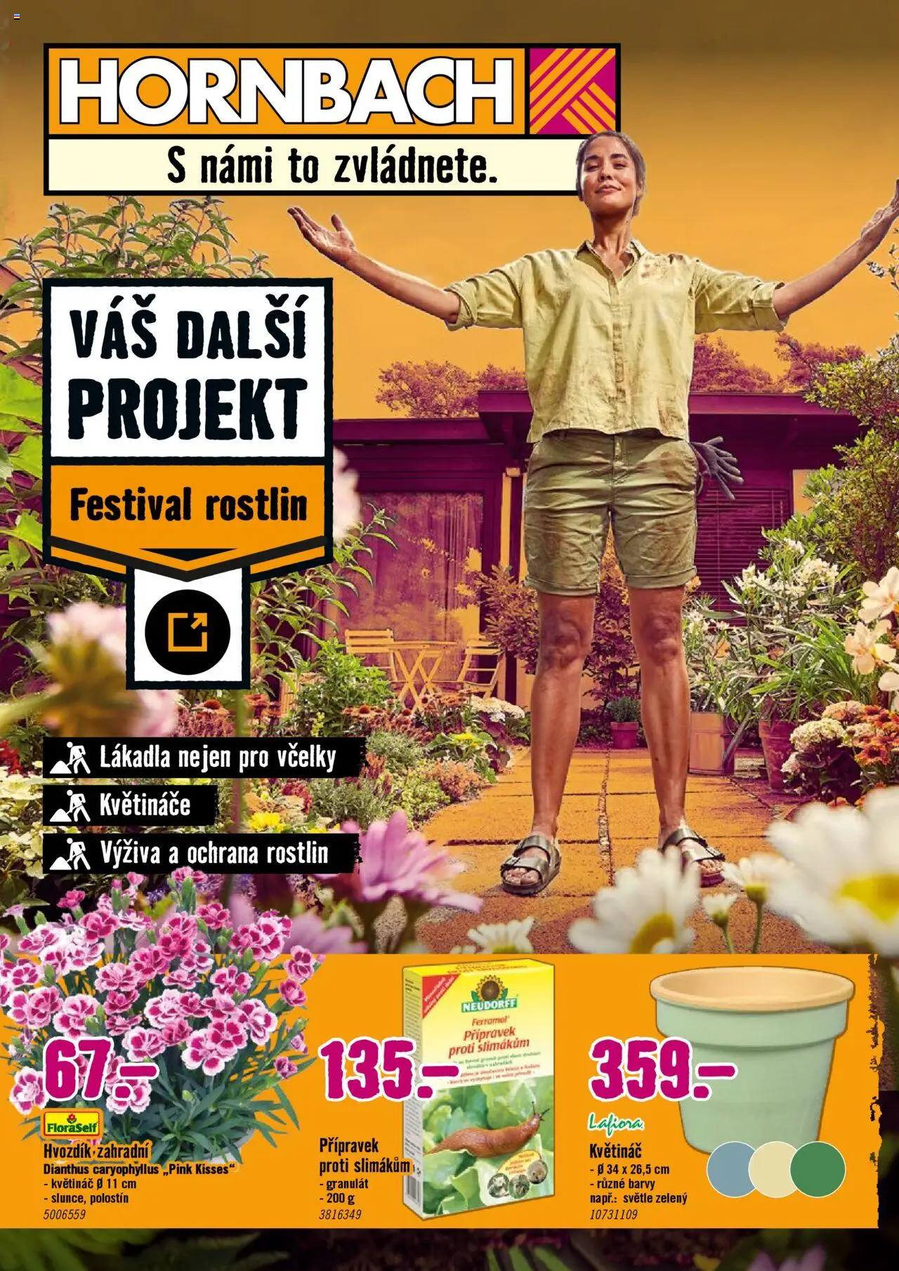 HORNBACH leták - Okrasné rostliny od 11.06.2025 | Strana: 1 | Produkty: Květináče, Květináč, Barvy