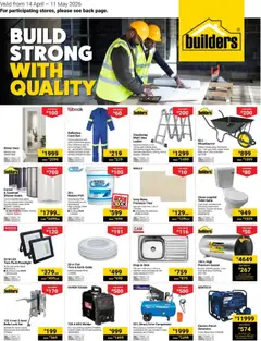 Builders specials catalogue – valid from 14.04.2026
