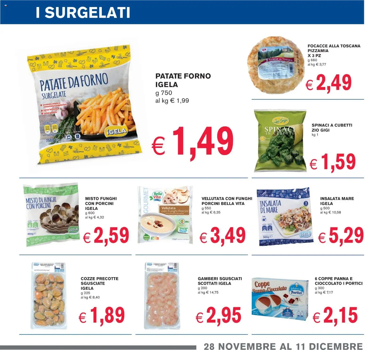 Volantino Coal del 28.11.2025 | Pagina: 5 | Prodotti: Cozze, Insalata, Patate, Forno