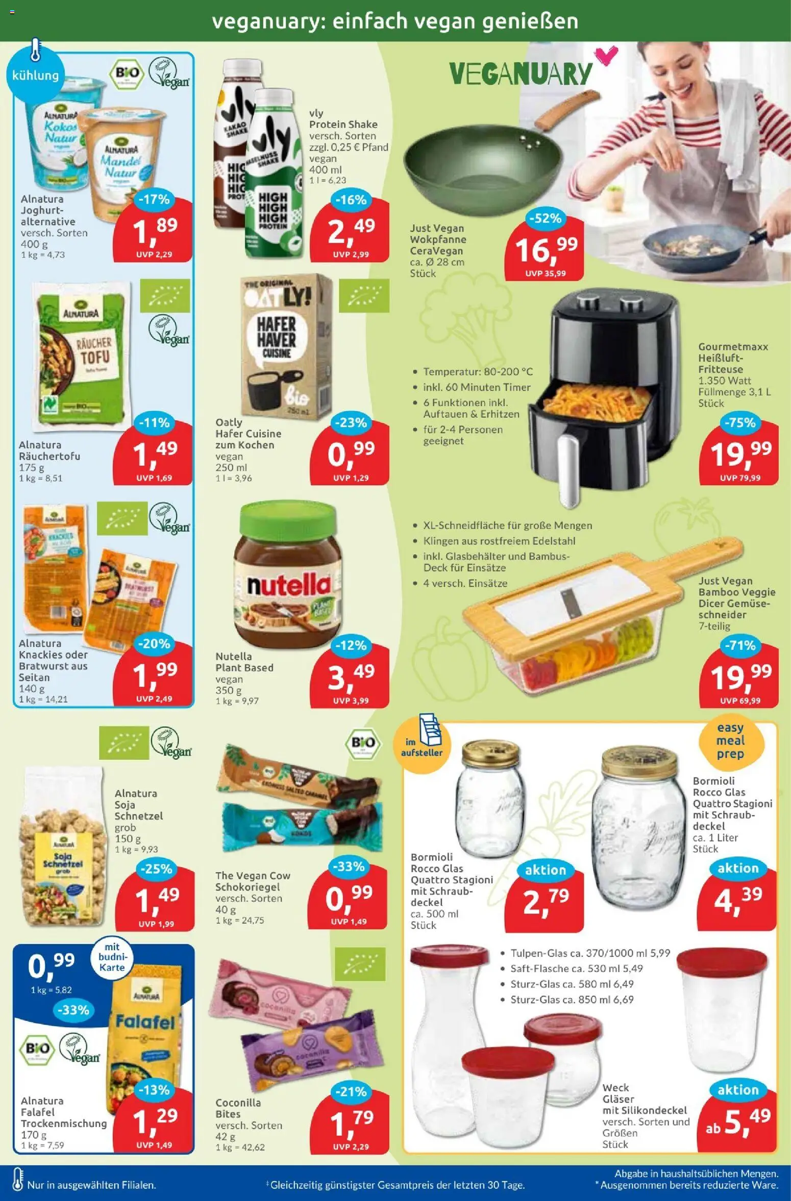 Budni Prospekt – gültig ab 06.01.2026 | Seite: 7 | Produkte: Joghurt, Bratwurst, Nutella, Gemüse