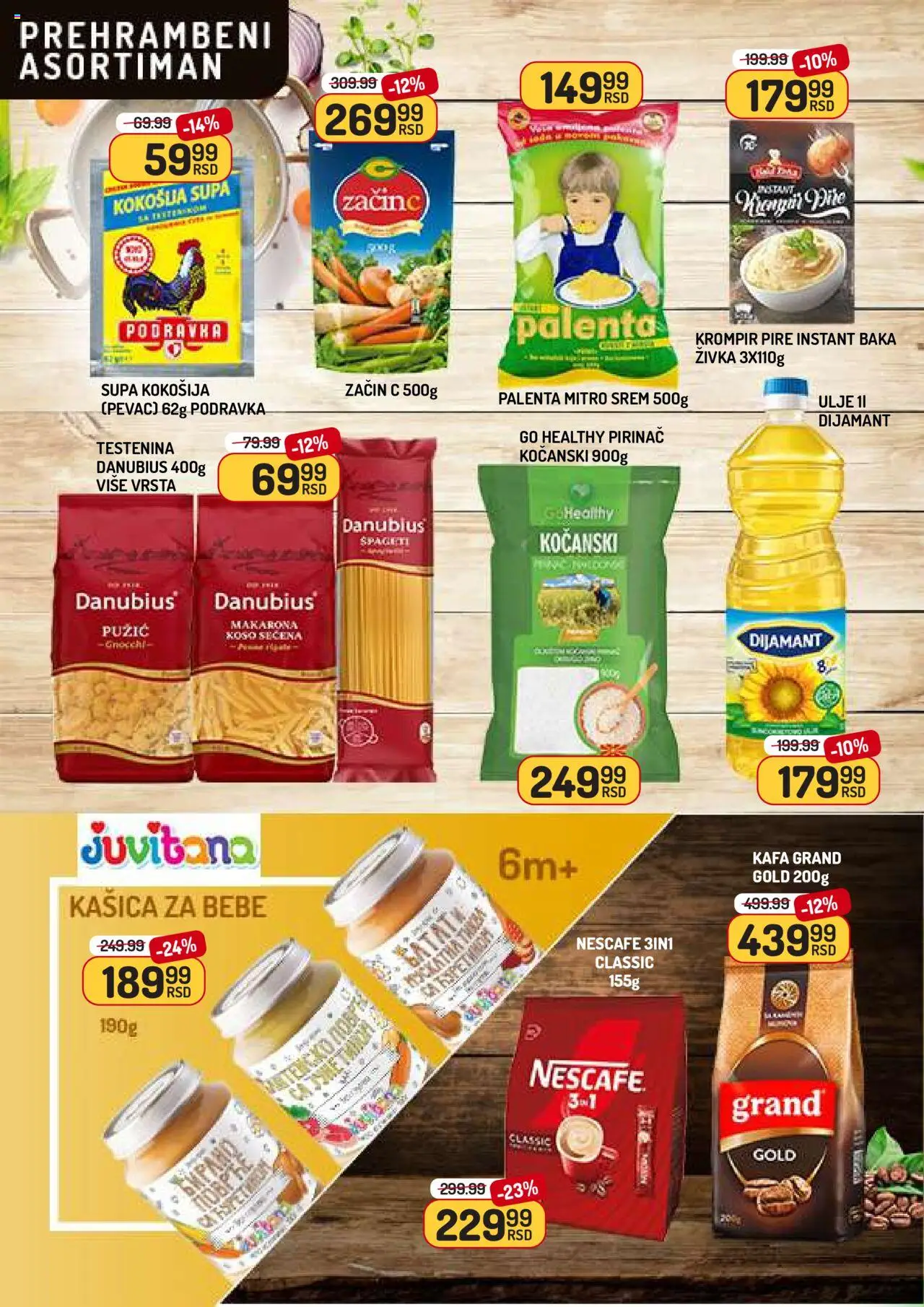 Aman katalog - važi od 08.08.2025 | Strana: 6 | Proizvode: Palenta, Krompir, Ulje, Kafa