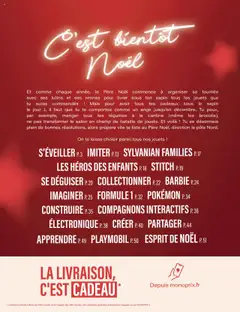 Monoprix - Prévisualisation de Monoprix - Guide jouets valide à partir de 20.10.2025 | Page: 2 | Produits: Playmobil, Jouets, Mais