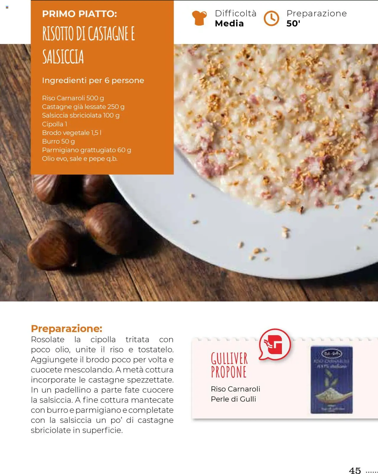 Volantino Gulliver del 01.10.2025 | Pagina: 45 | Prodotti: Riso, Sale, Olio, Burro