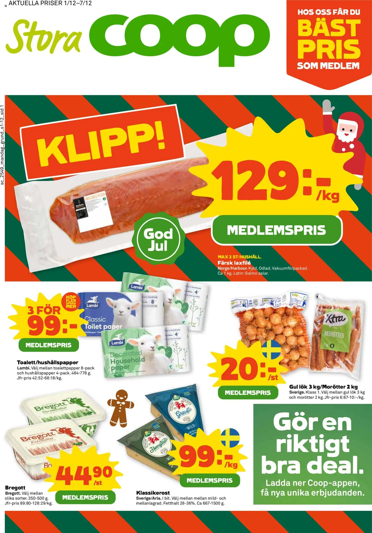 Stora Coop reklamblad aktuell från 01.12.2025 | Sida: 1