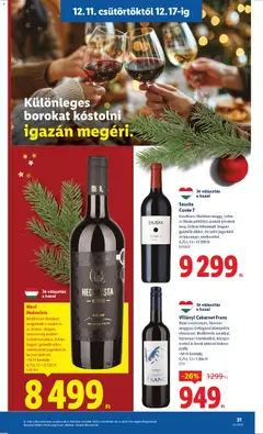Lidl Akciós újság - amely érvényes a következő dátumtól: 11.12.2025 | Oldal: 21 | Termékek: Szeder, Szilva