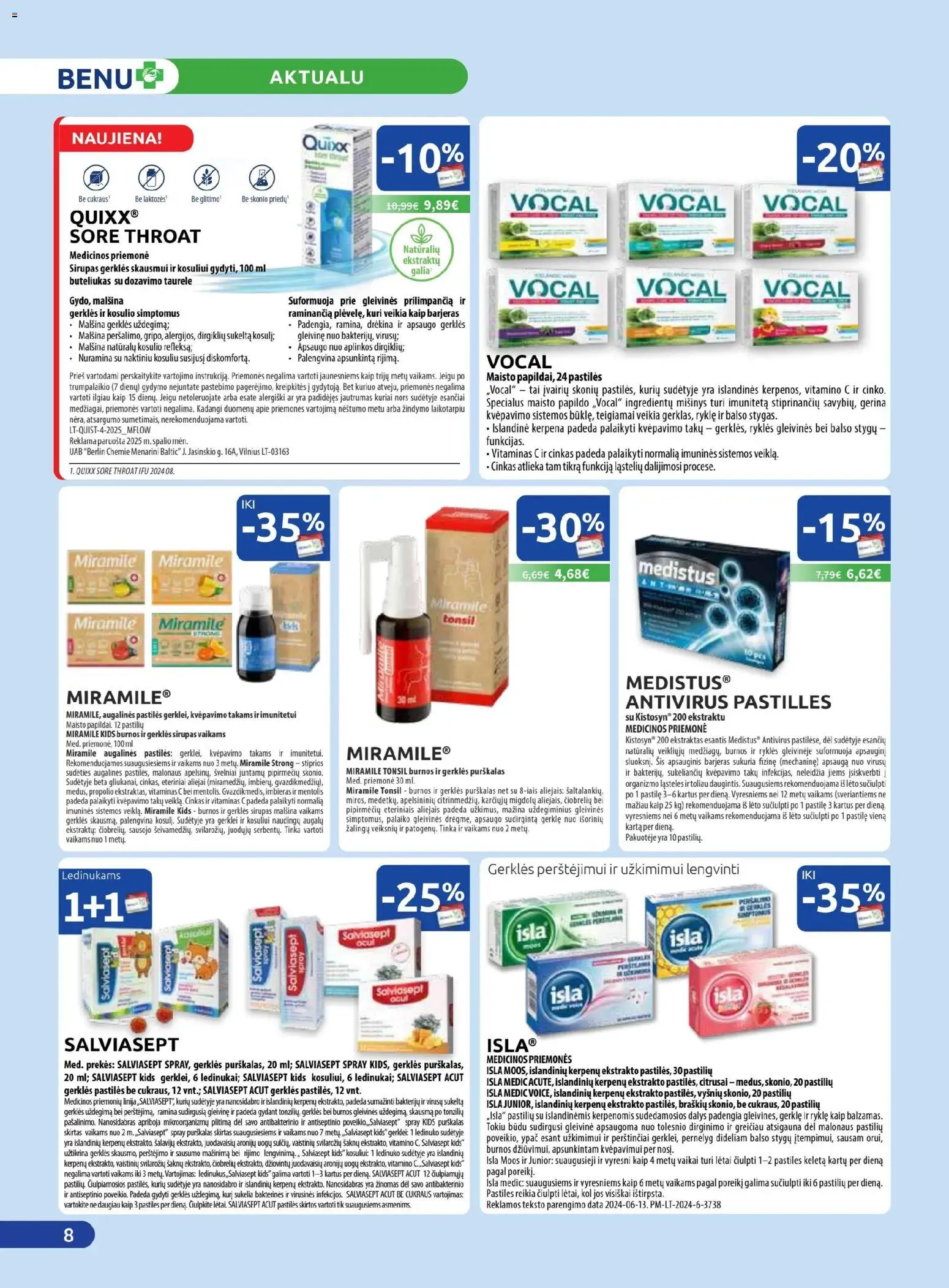 BENU akcijos nuo 01.11.2025 | Puslapis: 8