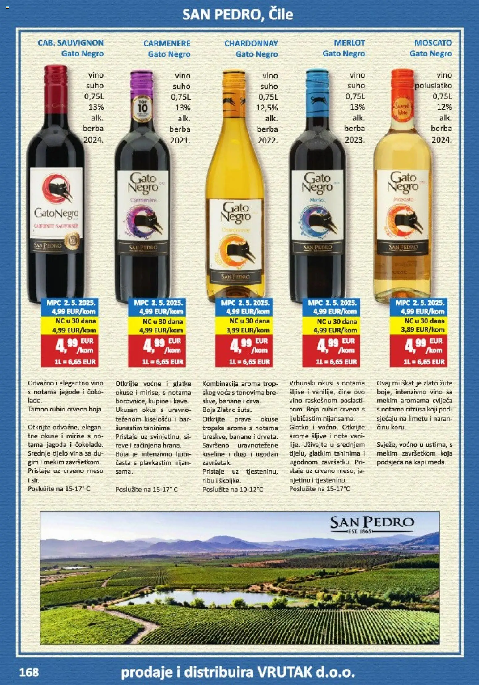 Vrutak katalog | vrijedi od 01.11.2025 | Stranica: 168 | Proizvodi: Meso, Vino, Šljive, Jagode