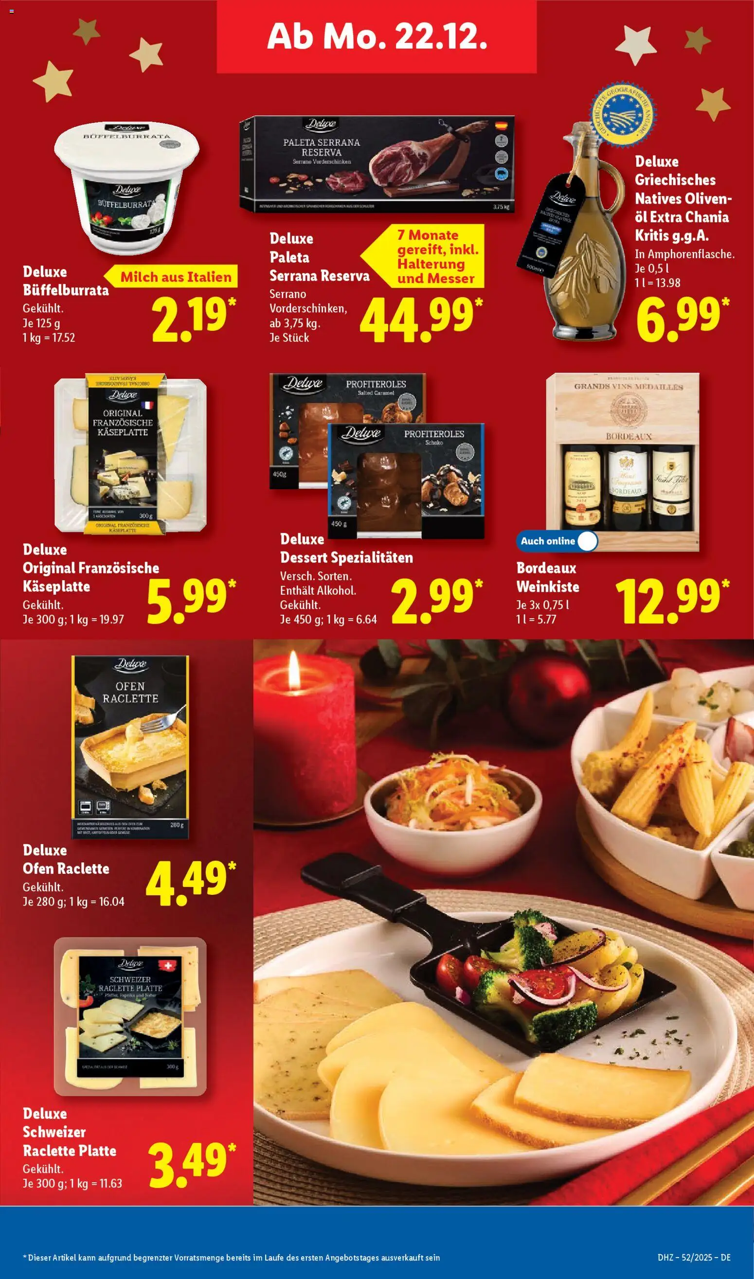 Lidl Prospekt Zossen – gültig ab 22.12.2025 | Seite: 37 | Produkte: Ofen, Milch, Öl, Raclette