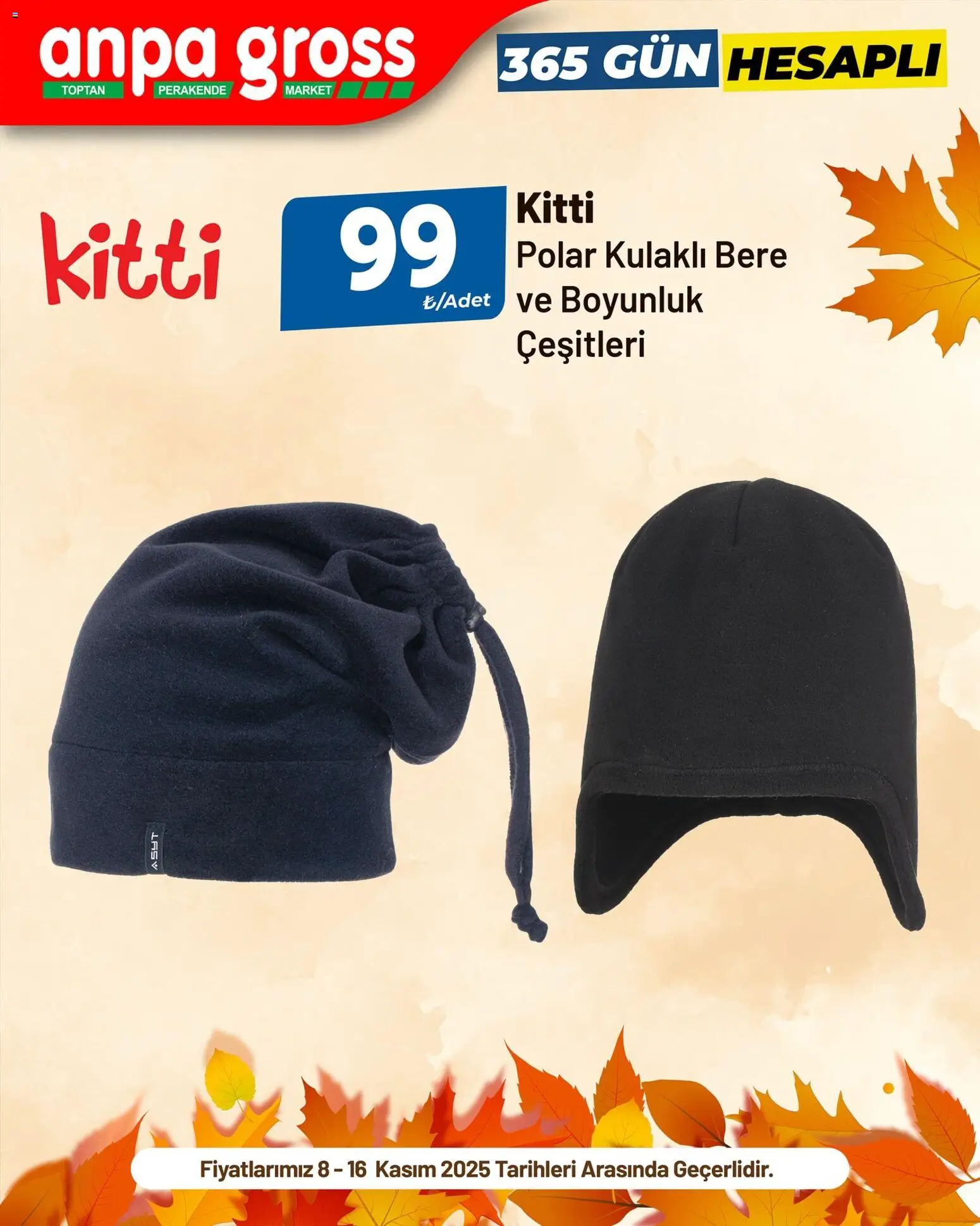 Anpa Gross İndirim Kitti bere - 08.11.2025 tarihinden itibaren geçerlidir | Sayfa: 5