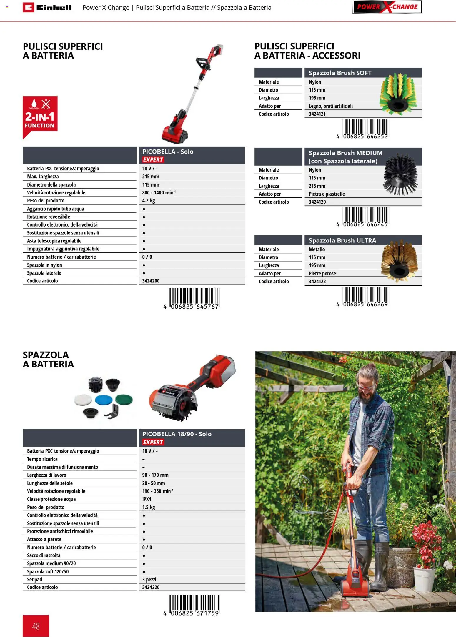 Volantino Einhell del 02.03.2026 | Pagina: 50 | Prodotti: Acqua, Tubo, Batterie, Caricabatterie