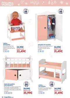 Vista previa Juguettos catálogo Navidad válido desde el 27.10.2025 | Página: 78 | Productos: Juego de sábanas, Muñeca, Juguetes, Armario
