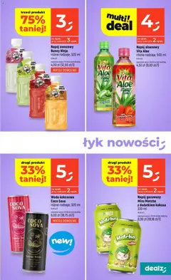 Dealz Gazetka od 18.09.2025 | Strona: 27 | Produkty: Woda kokosowa, Napój aloesowy, Woda