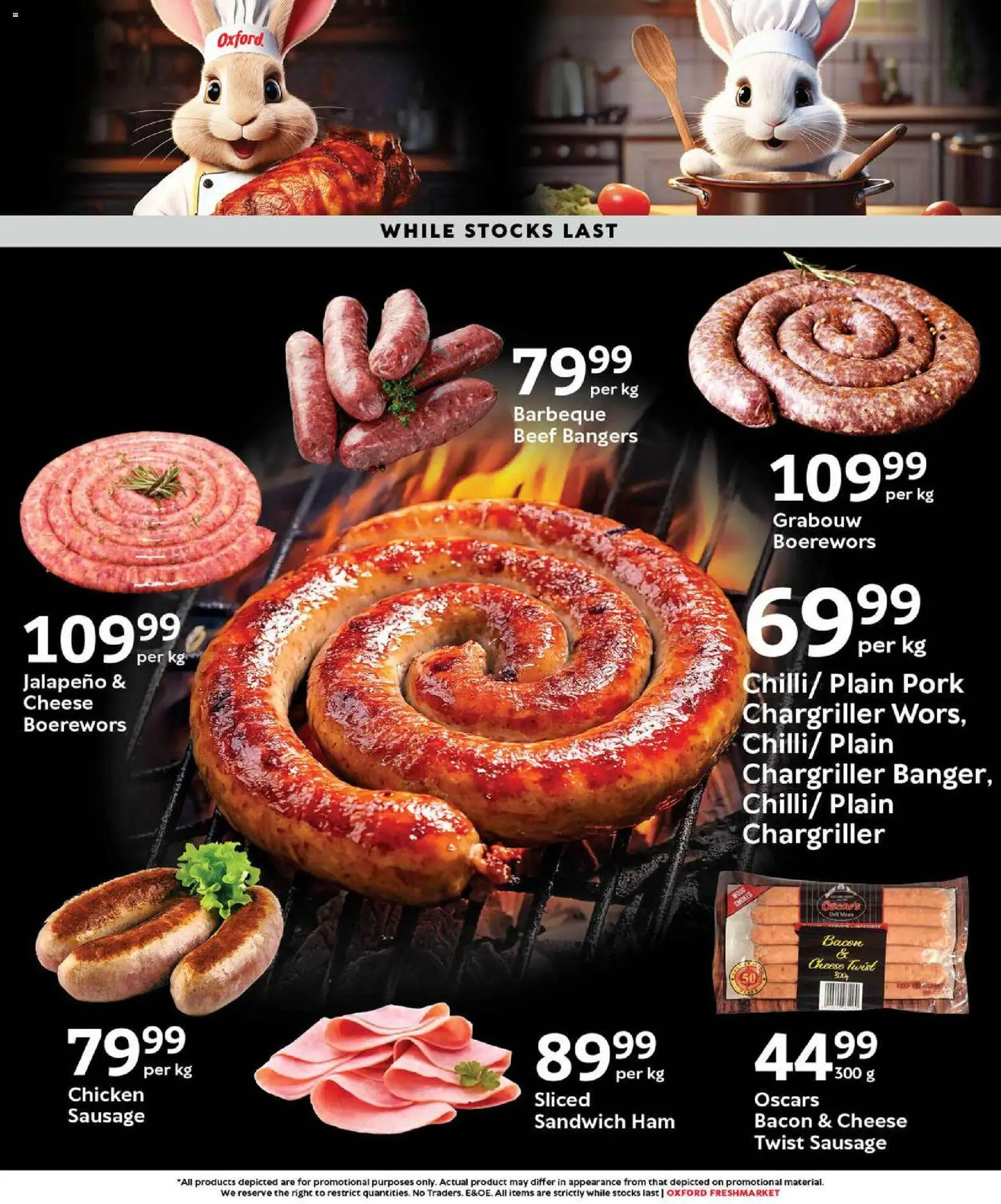 New Oxford Freshmarket catalogue – valid from 01.04.2026 | Page: 4 | Products: Cheese, Chicken, Pork, Beef