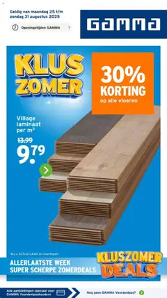 GAMMA - Folder - Voorbeeld van een folder van GAMMA, geldig van 25.08.2025