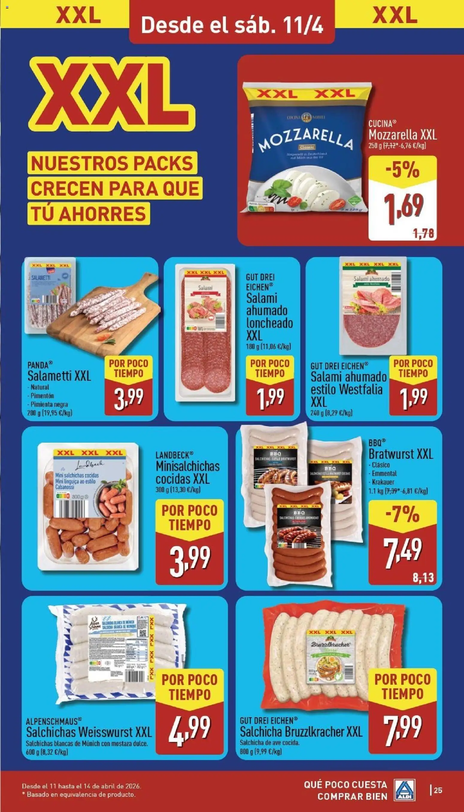 Aldi folleto Baleares │ válido desde el 06.04.2026 | Página: 25 | Productos: Salami, Loncheado